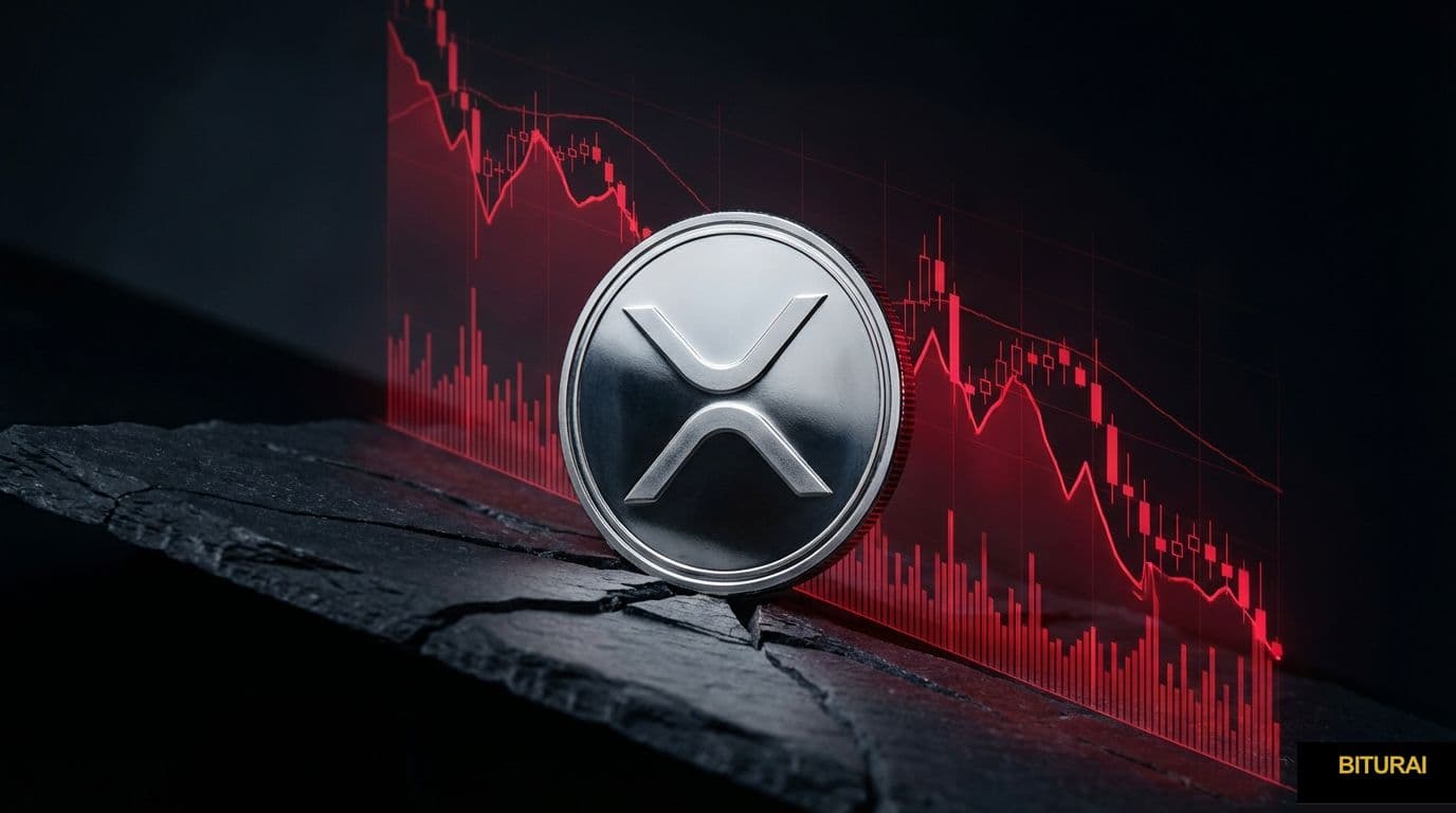 XRP Plummets Below $1.75 Amidst Heightened Trading Activity - cryptocurrency news by Michael Steinbach and Biturai | biturai.com