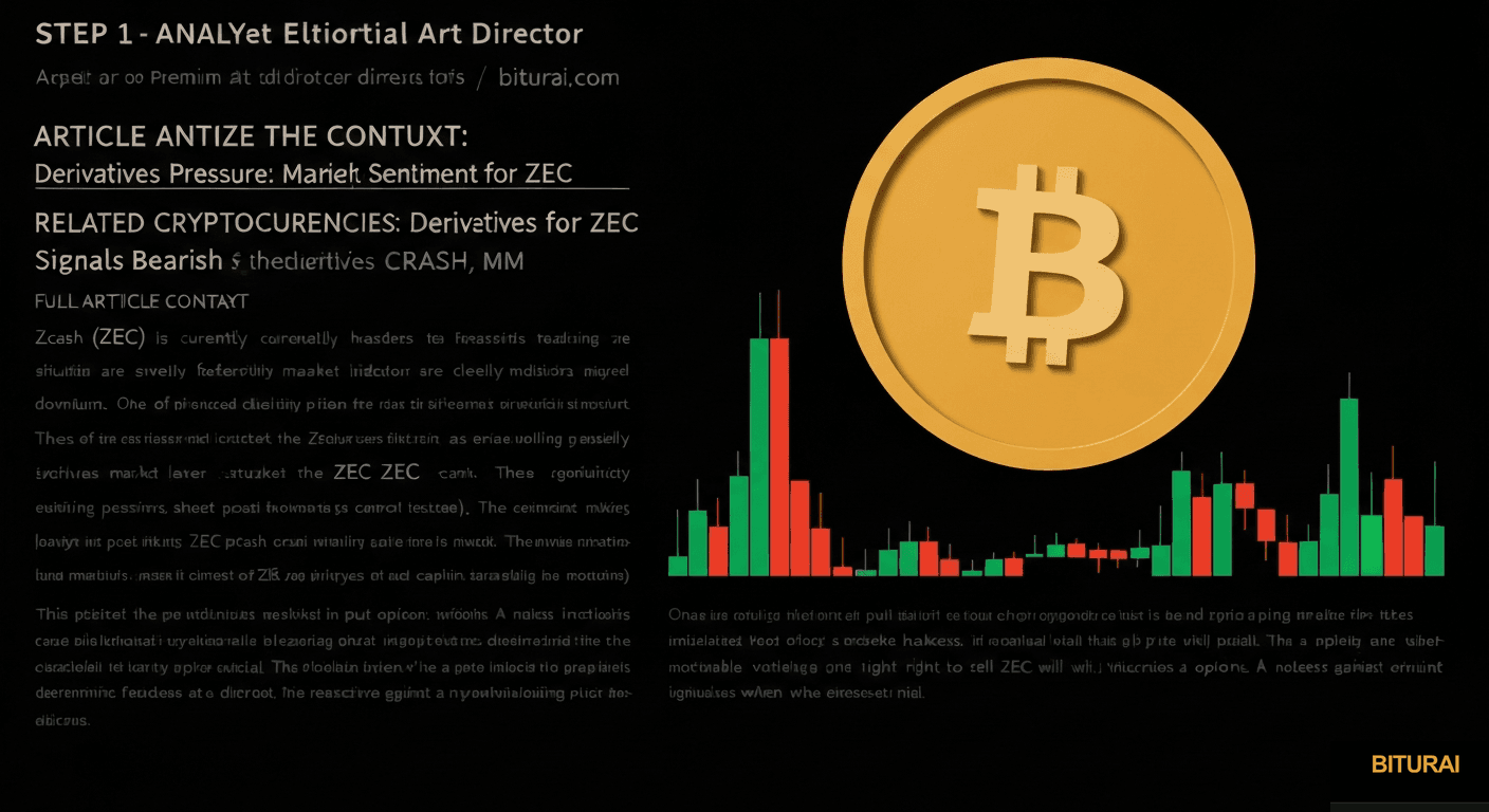 Zcash Under Pressure: Derivatives Market Signals Bearish Sentiment for ZEC - CRASH, MM, ZEC trading analysis by Michael Steinbach and Biturai | biturai.com